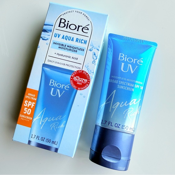 Biore Other - Bioré UV AQUA RICH INVISIBLE WEIGHTLESS SPF 50 SUNSCREEN MOISTURIZER